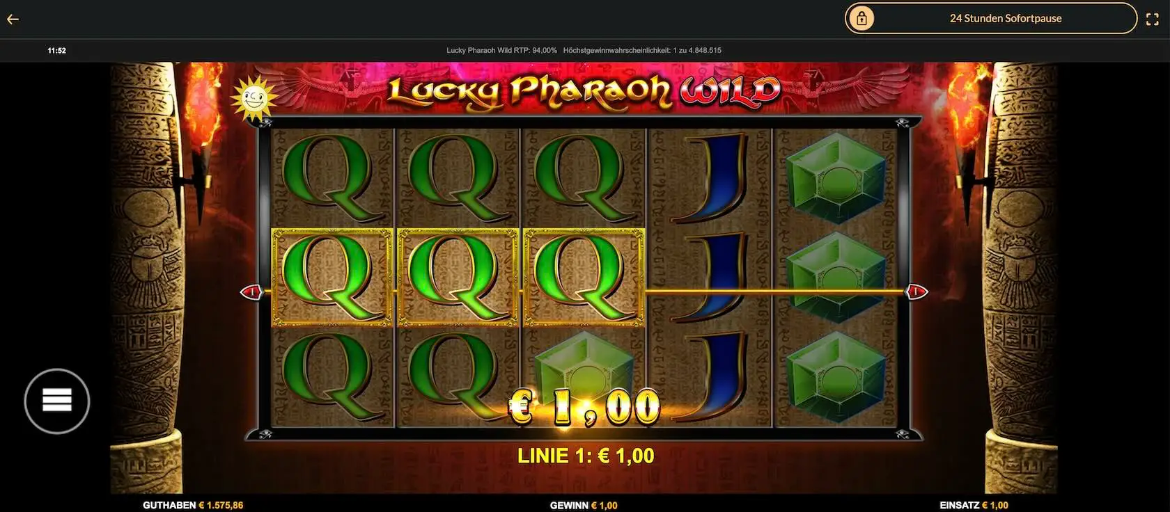 lucky-pharaoh-wild-gewinn