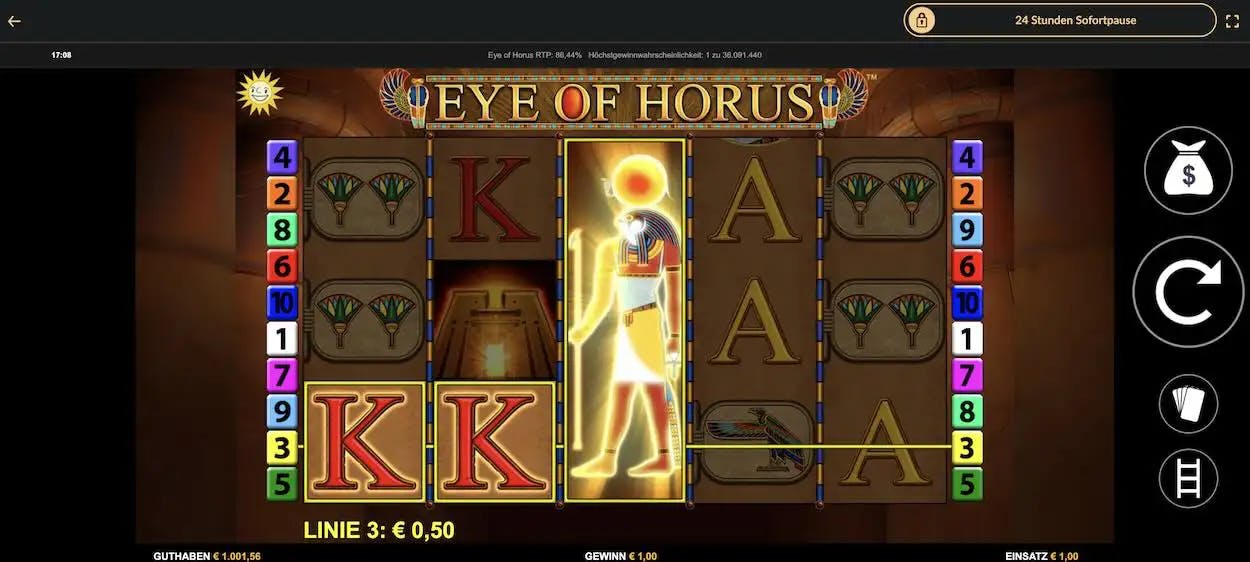 eye-of-horus-echtgeld-gewinn