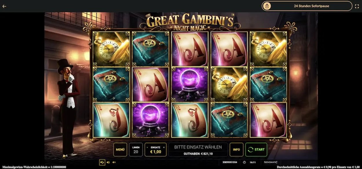 the-great-gambinis-night-magic-online-spielen